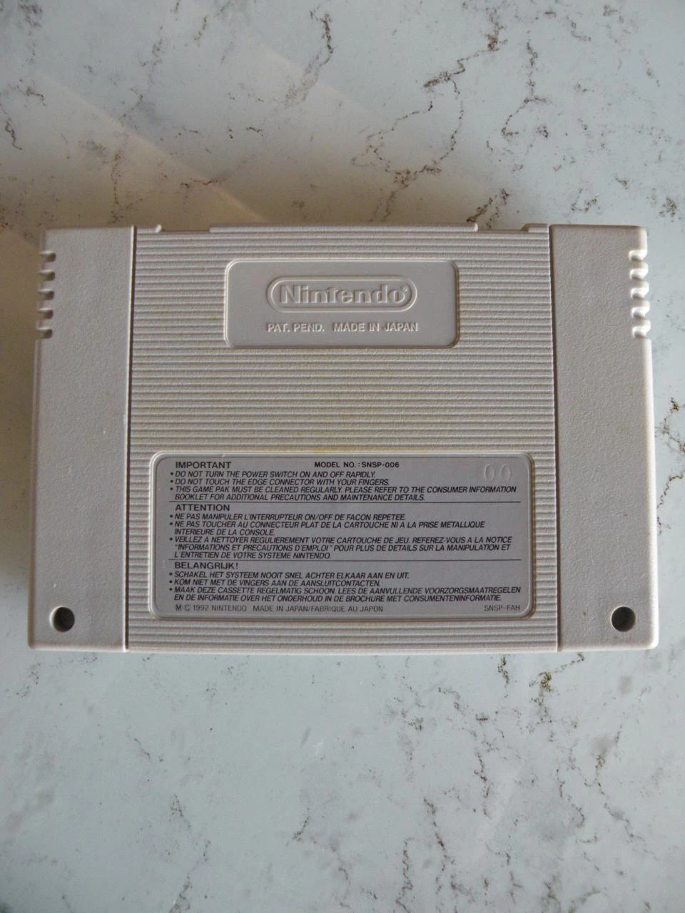 Super Nintendo Super Aleste (SNES) Game – photo 2